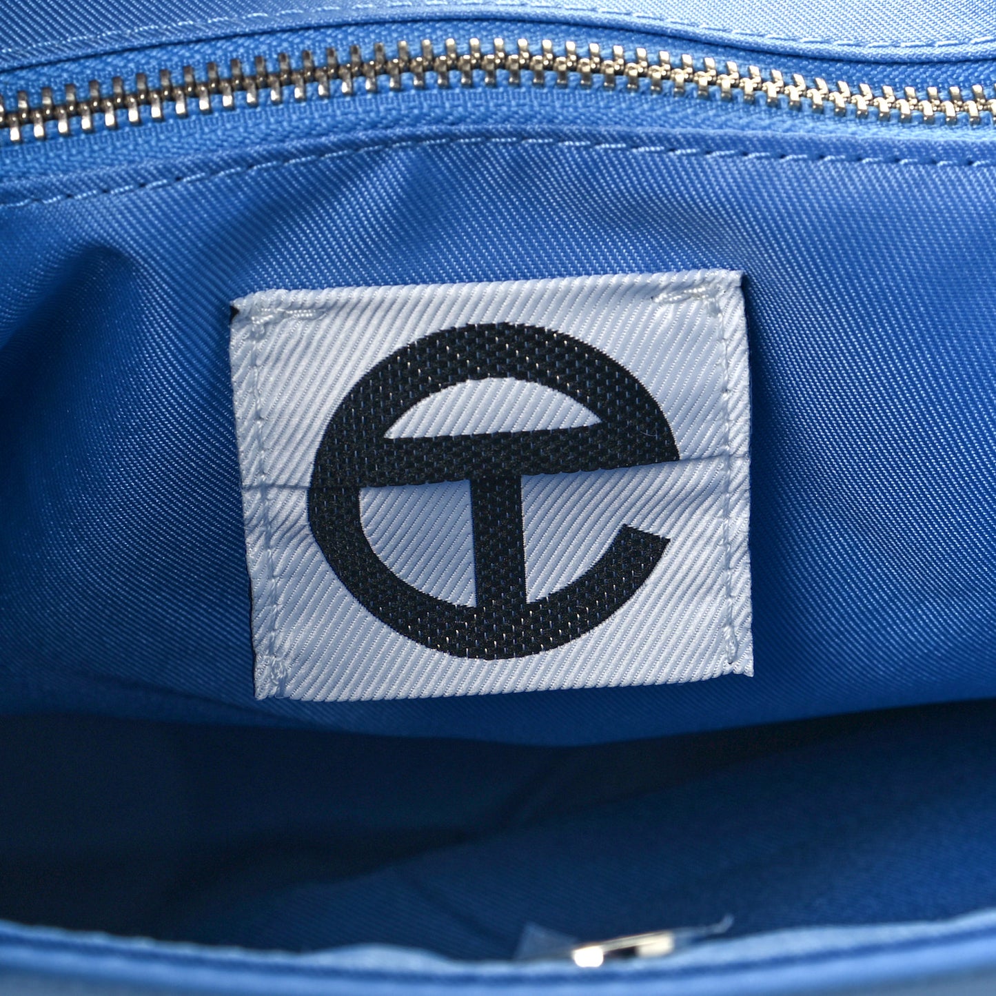 Vegan Leather Medium Shopping Bag Cerulean