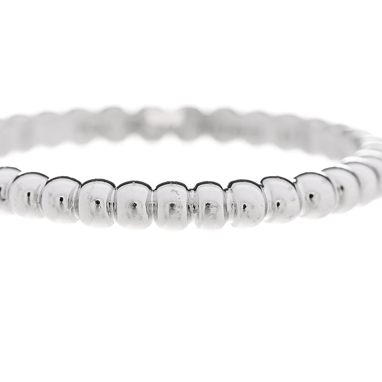 18K White Gold Small Perlee Ring 51 5.75