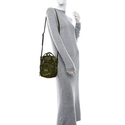 Gucci Econyl Nylon Monogram Off The Grid Shoulder Bag Juniper Green 2 of 9