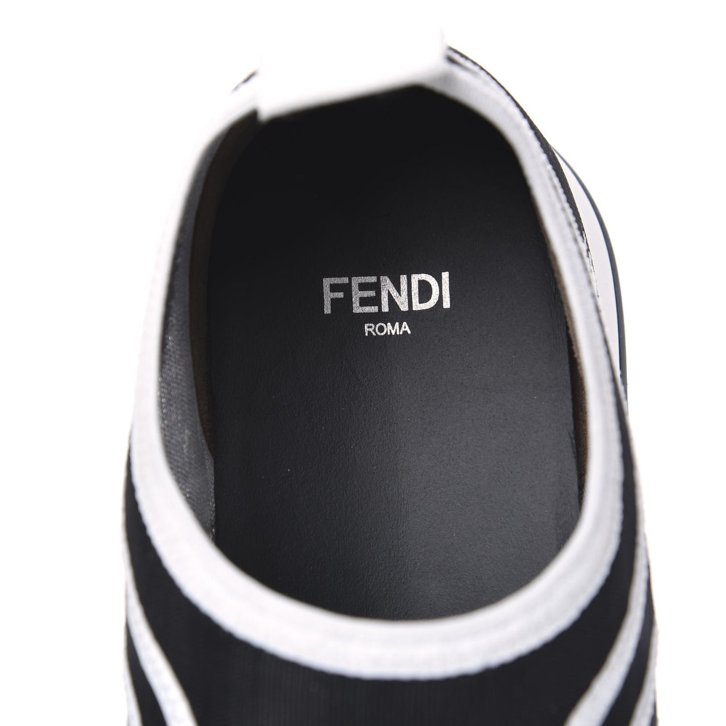 Mesh FF Karligraphy Slip On Sneakers 39 Black