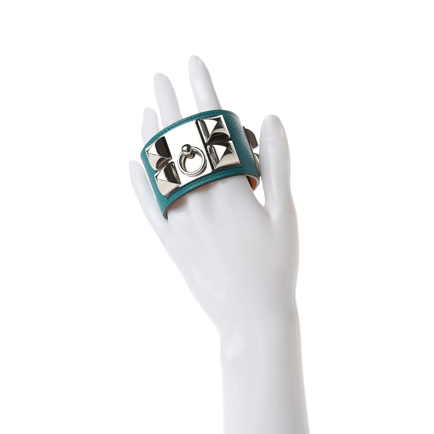 Epsom Collier de Chien CDC Bracelet S Bleu Paon