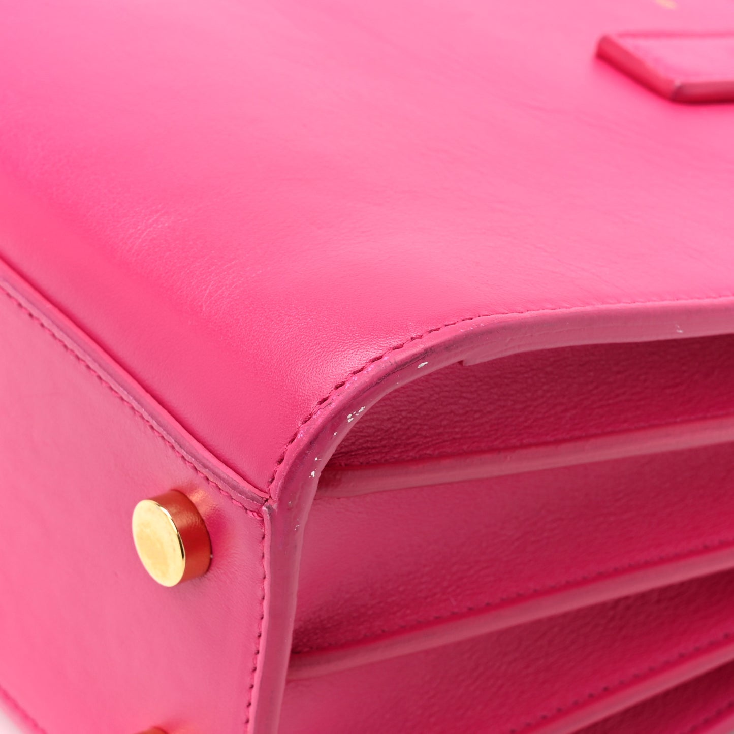 Calfskin Nano Sac De Jour Fluo Pink