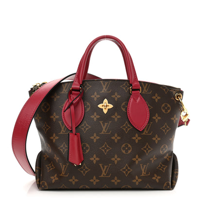 Louis Vuitton Monogram Flower Zipped Tote PM Lie de Vin 1 of 10