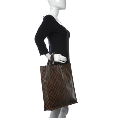 Louis Vuitton Damier Ebene Sac Plat 2 of 18