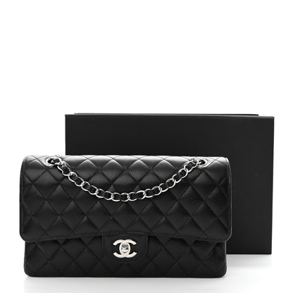 Chanel Caviar Quilted Medium Double Flap Black 11 of 11