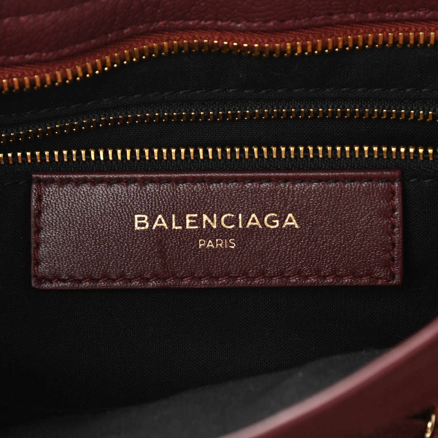 Balenciaga Chevre Gold Metallic Edge Hardware City Cassis 6 of 9