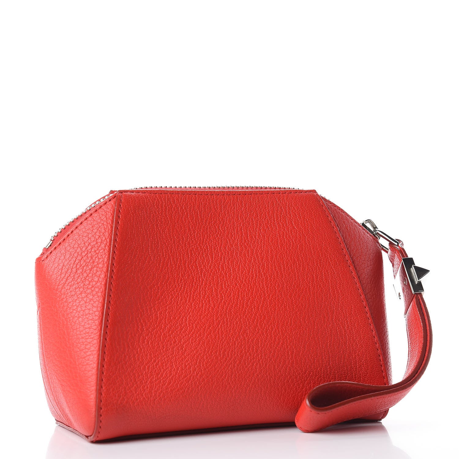 Givenchy Sugar Goatskin Small Antigona Beauty Wristlet Red 2 of 9