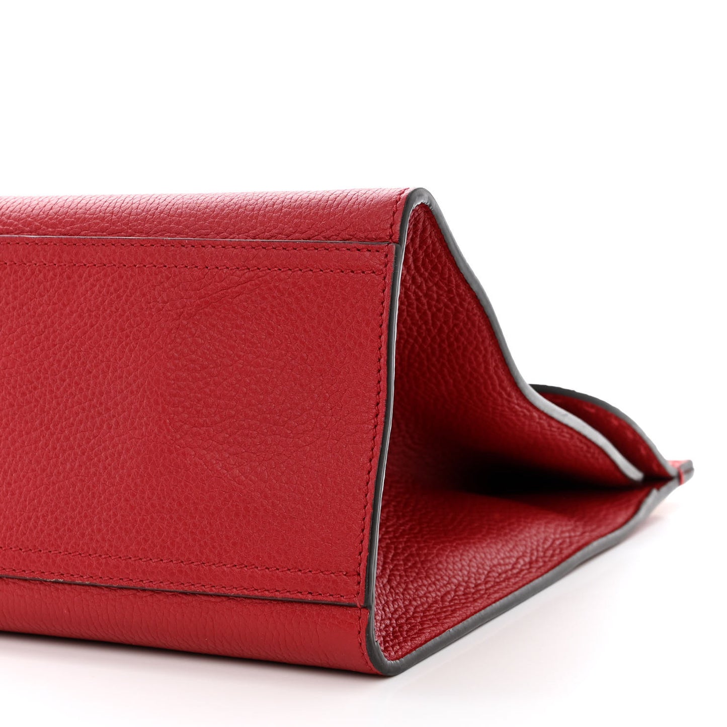 Calfskin Medium GG Marmont Top Handle Bag Vulcanic Red