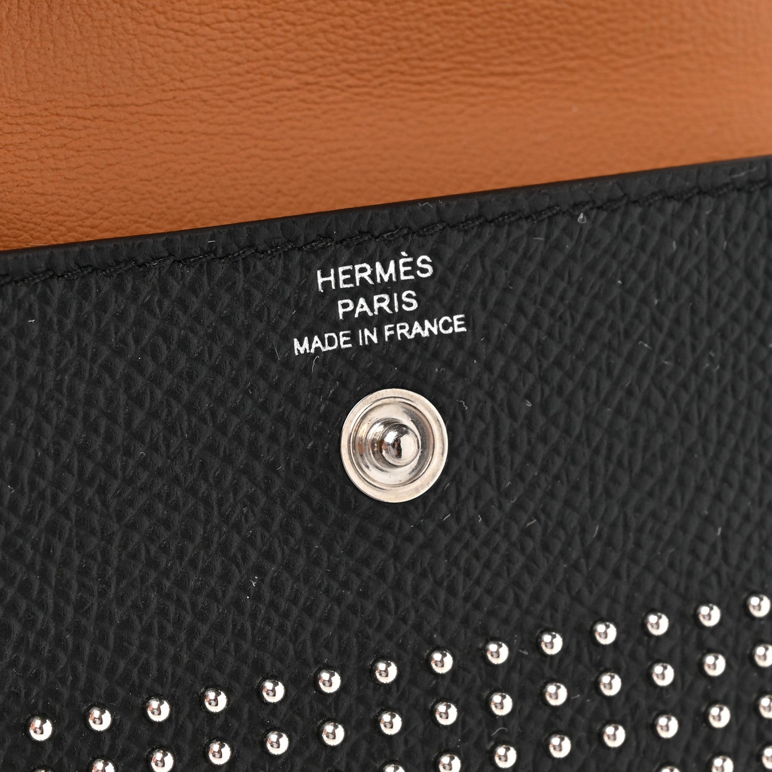 Hermes Epsom Filou Kelly Pocket 18 Belt Black 5 of 7