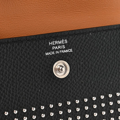 Hermes Epsom Filou Kelly Pocket 18 Belt Black 5 of 7