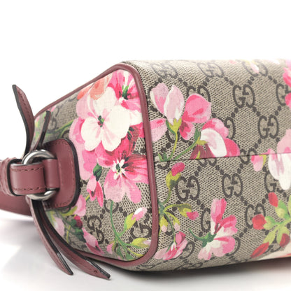 Gucci GG Supreme Monogram Blooms Mini Boston Beige Multicolor Dry Rose 6 of 12