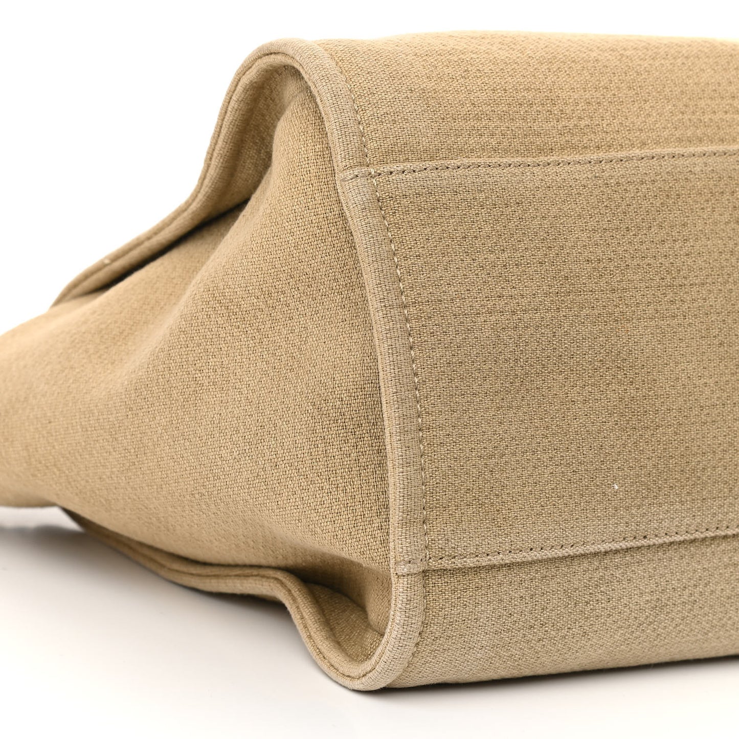 Canvas Medium Deauville Tote Beige Black