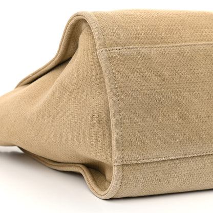 Chanel Canvas Medium Deauville Tote Beige Black 9 of 11