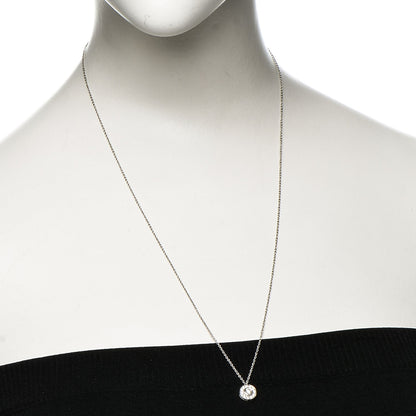 Tiffany Platinum Diamond .37ctw Circlet Pendant Necklace 2 of 7