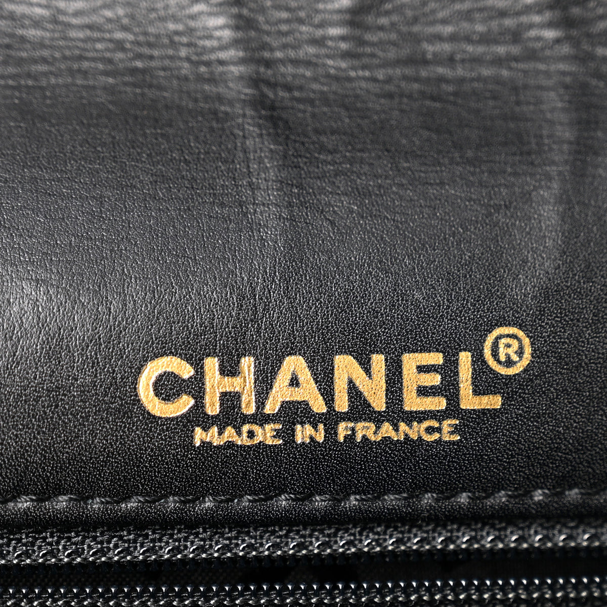 Chanel Calfskin Wild Stitch Jumbo Flap Black 6 of 12