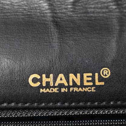 Chanel Calfskin Wild Stitch Jumbo Flap Black 6 of 12