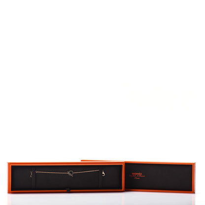 Hermes 18K Rose Gold Black Spinel Finesse Bracelet SH 5 of 5
