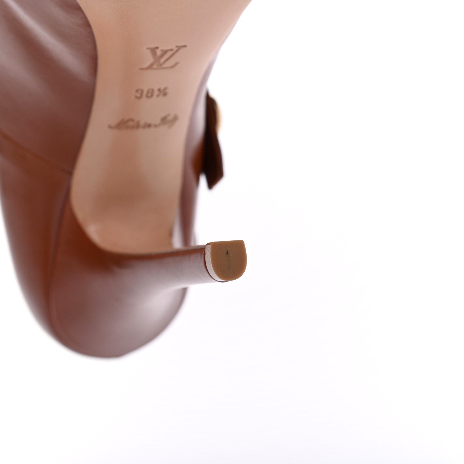 Louis Vuitton Calfskin Ritual Fetish Platform Pumps 38.5 Brown 15 of 15