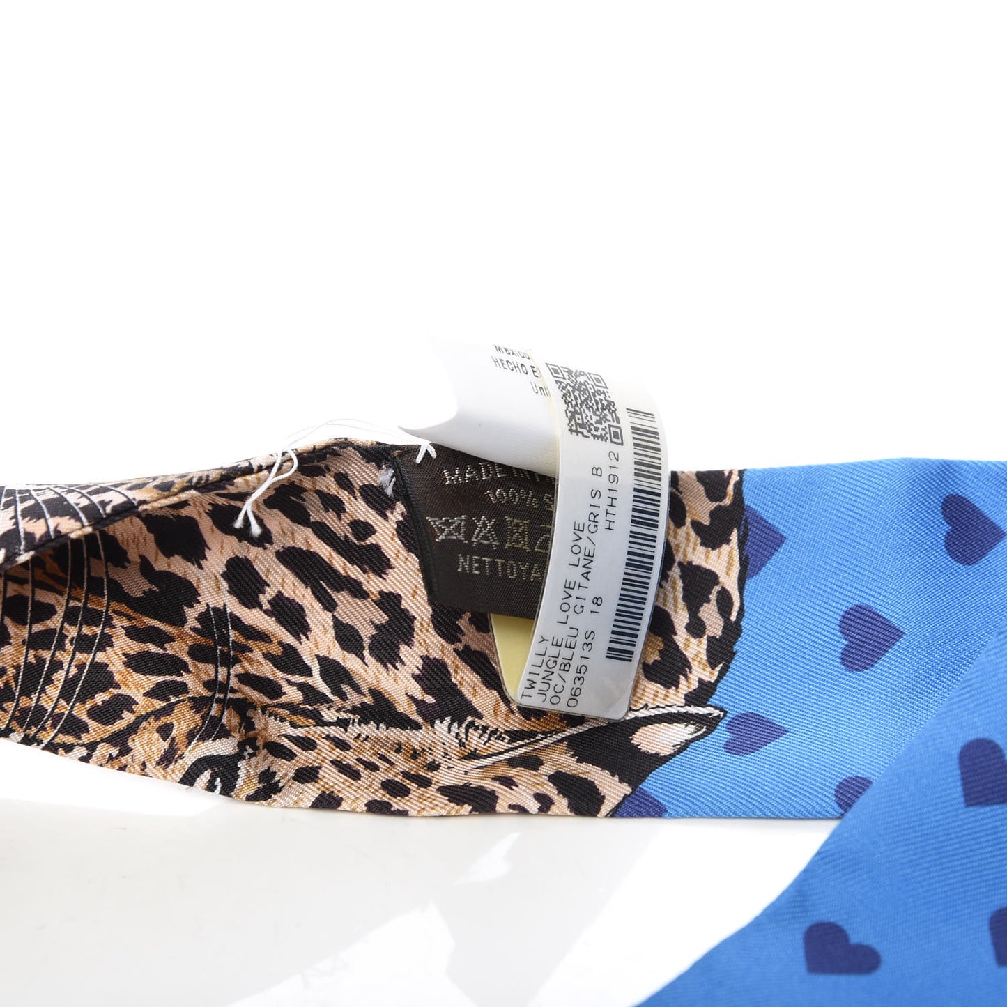 Silk Jungle Love Love Twilly Bleu Gitane Gris Bleuete