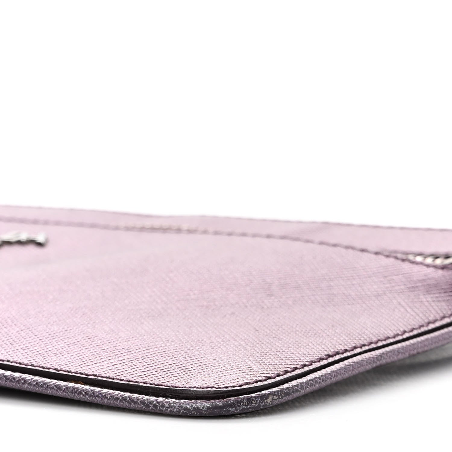 Prada Metallic Saffiano Lux Crossbody Bag Mirtillo 9 of 13