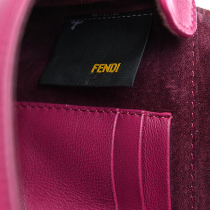Fendi Shiny Nappa Mini Be Baguette Shoulder Bag Ciclamino 6 of 11