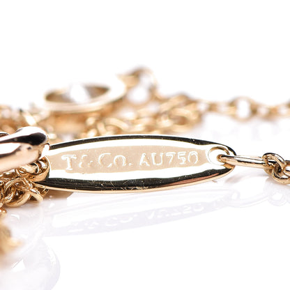 Tiffany 18K Yellow Gold Diamond .45ct Elsa Peretti Diamonds by the Yard Bracelet 5 of 6