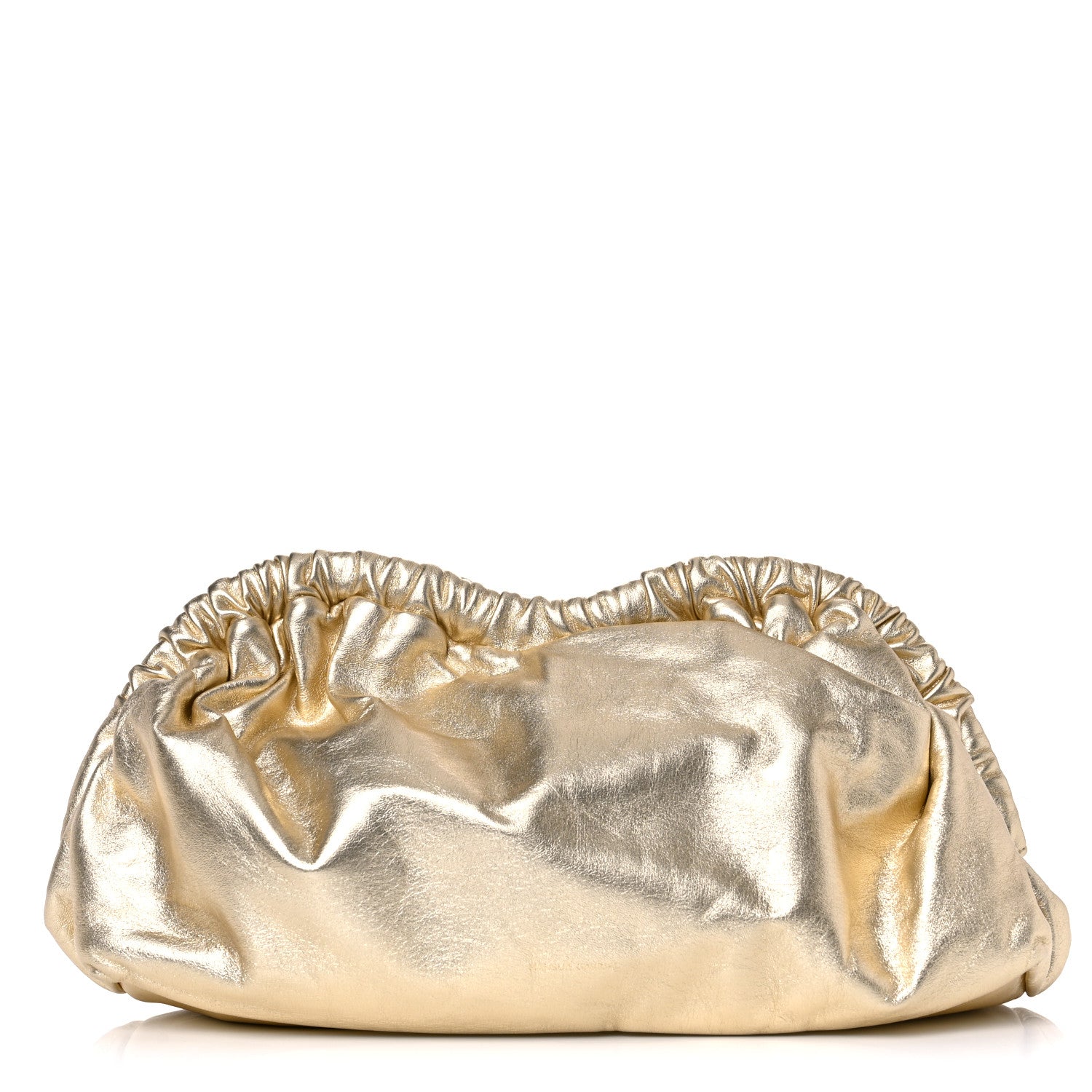 Mansur Gavriel Metallic Lambskin Cloud Clutch Gold 1 of 10