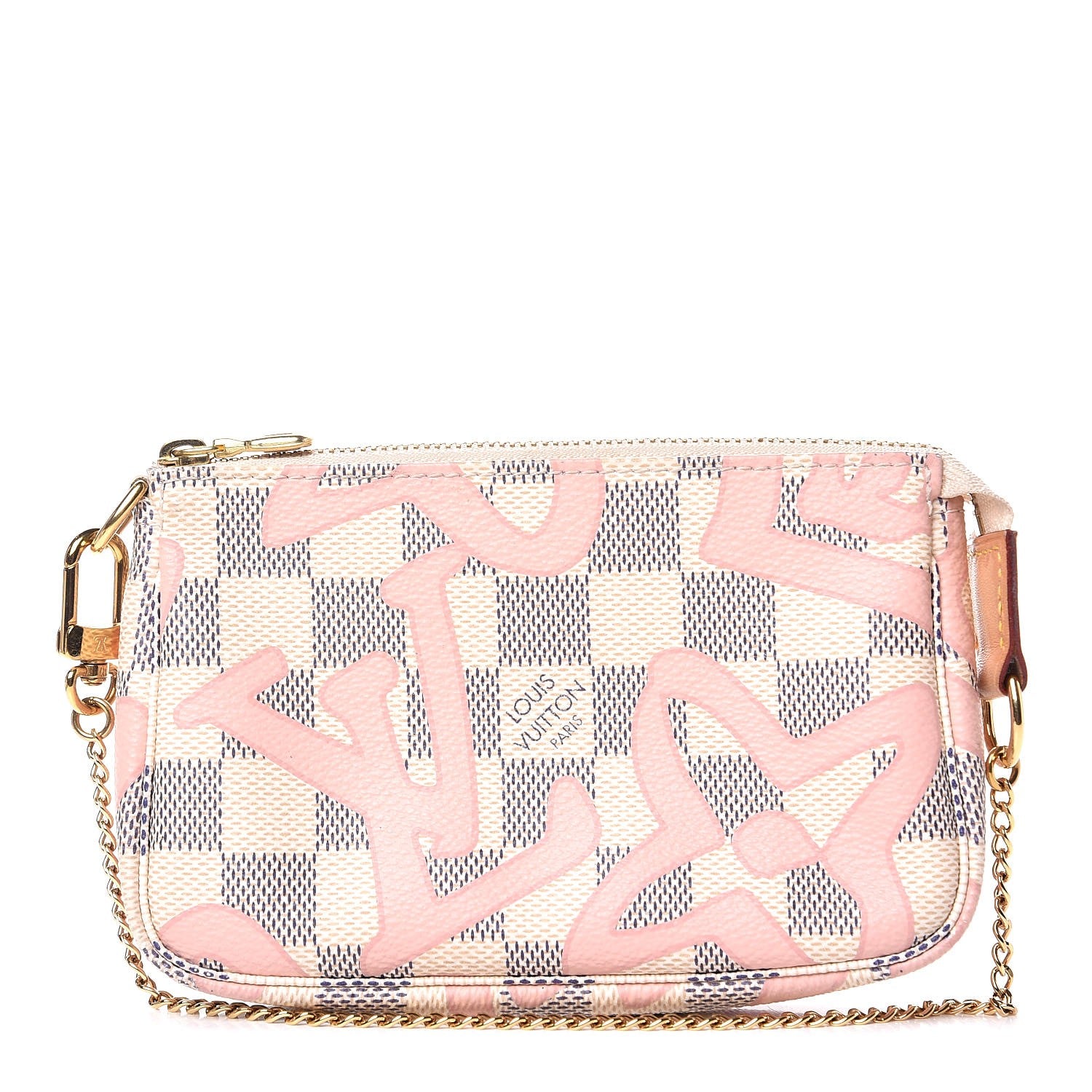 Louis Vuitton Damier Azur Tahitienne Mini Pochette Accessories 1 of 10