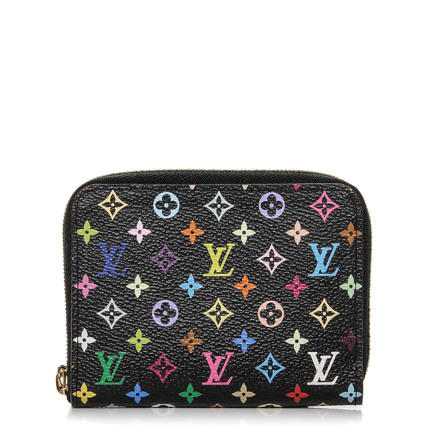 Monogram Multicolor Zippy Coin Purse Black Grenade
