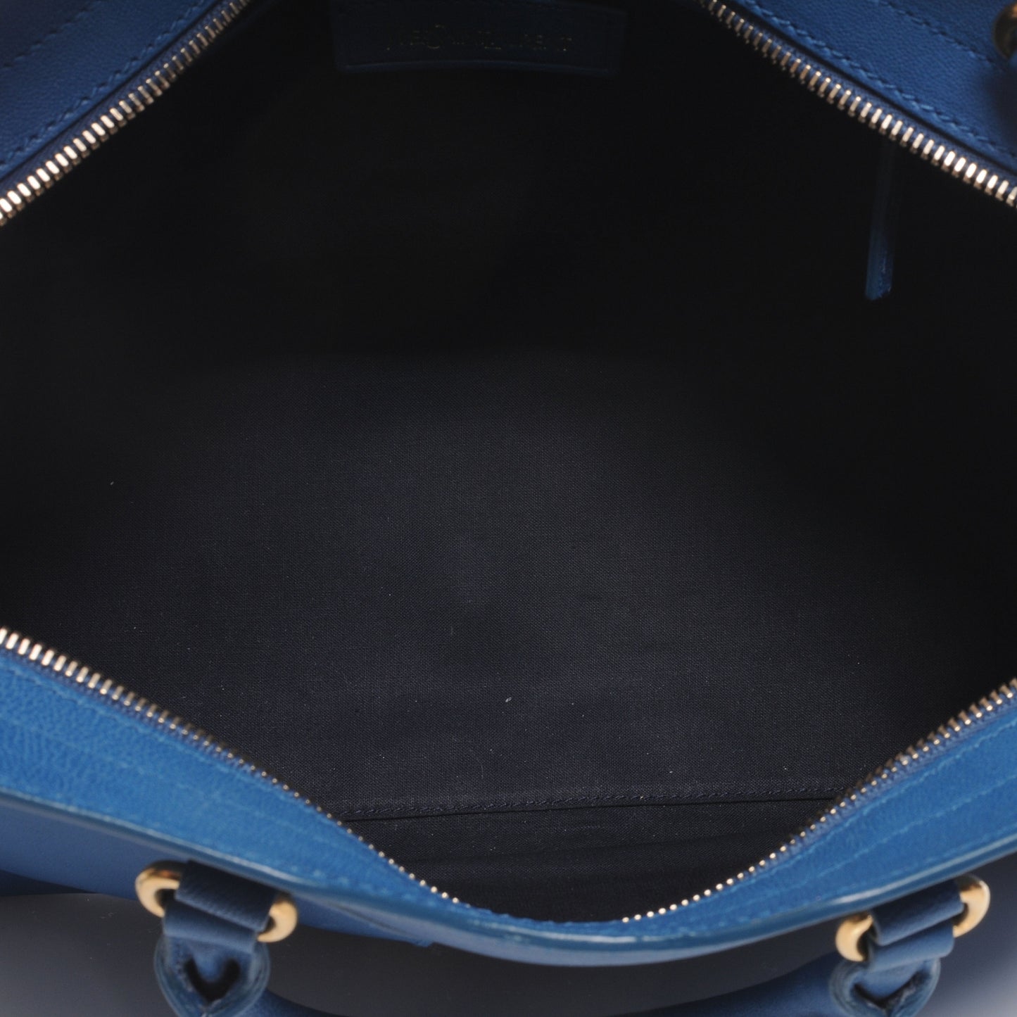 Leather Mini Cabas ChYc Blue