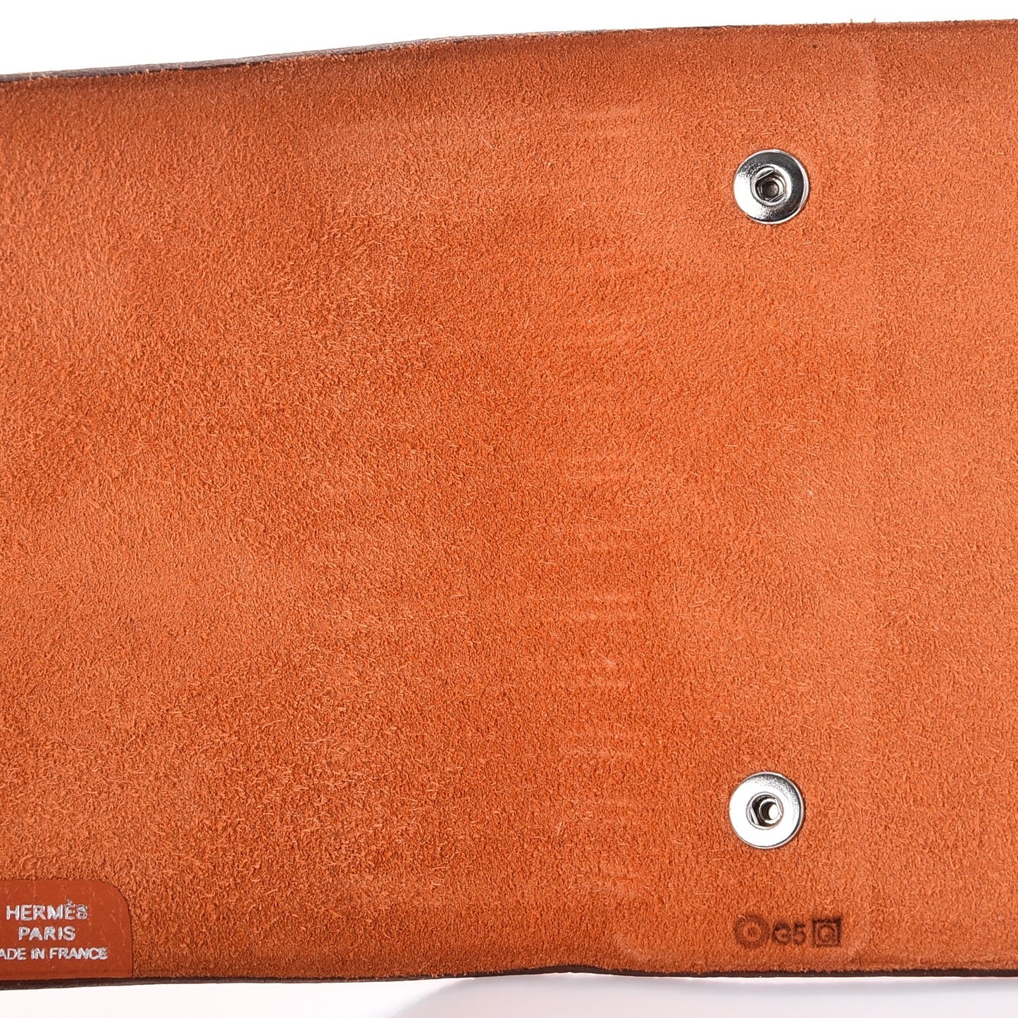 Taurillon Clemence Ulysse Mini Notebook Orange