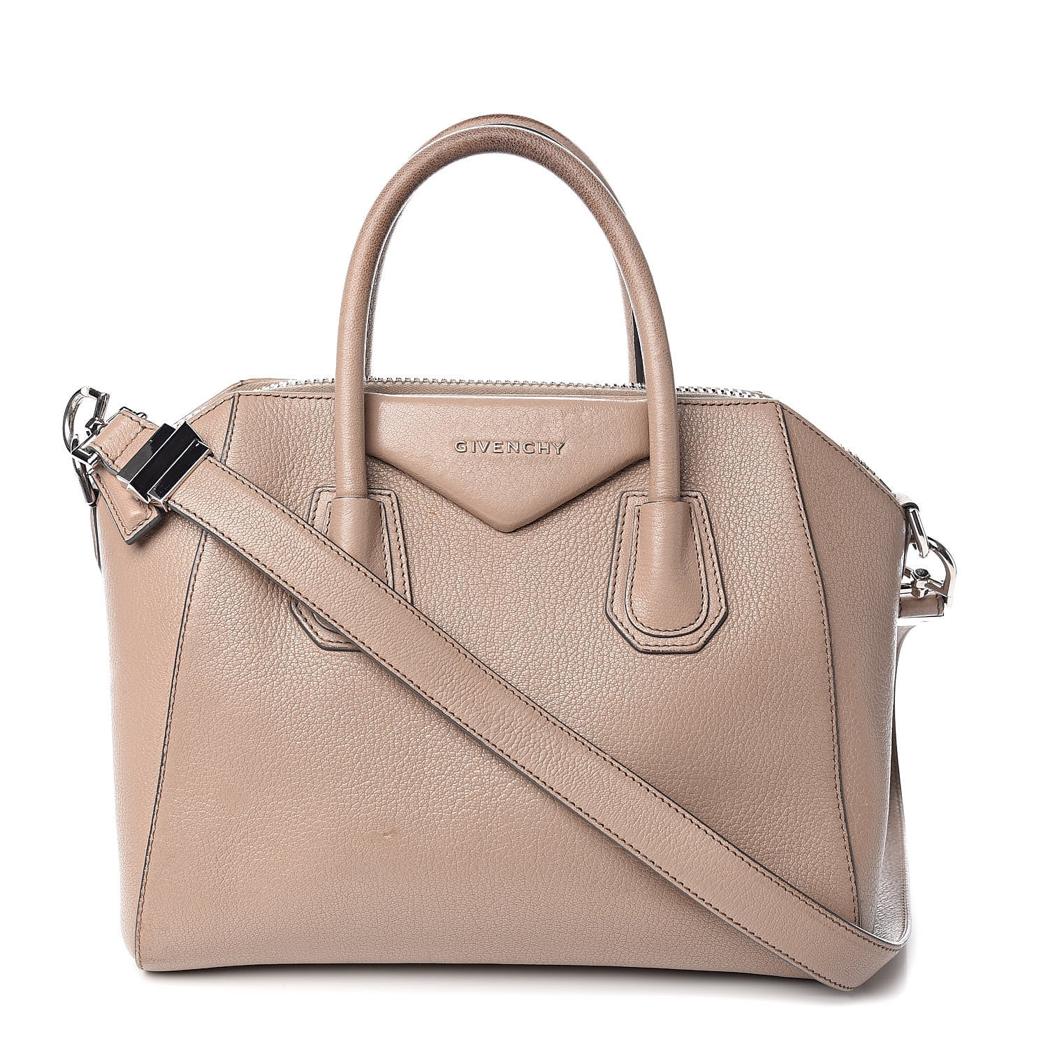 Givenchy Sugar Goatskin Small Antigona Mastic 1 of 21