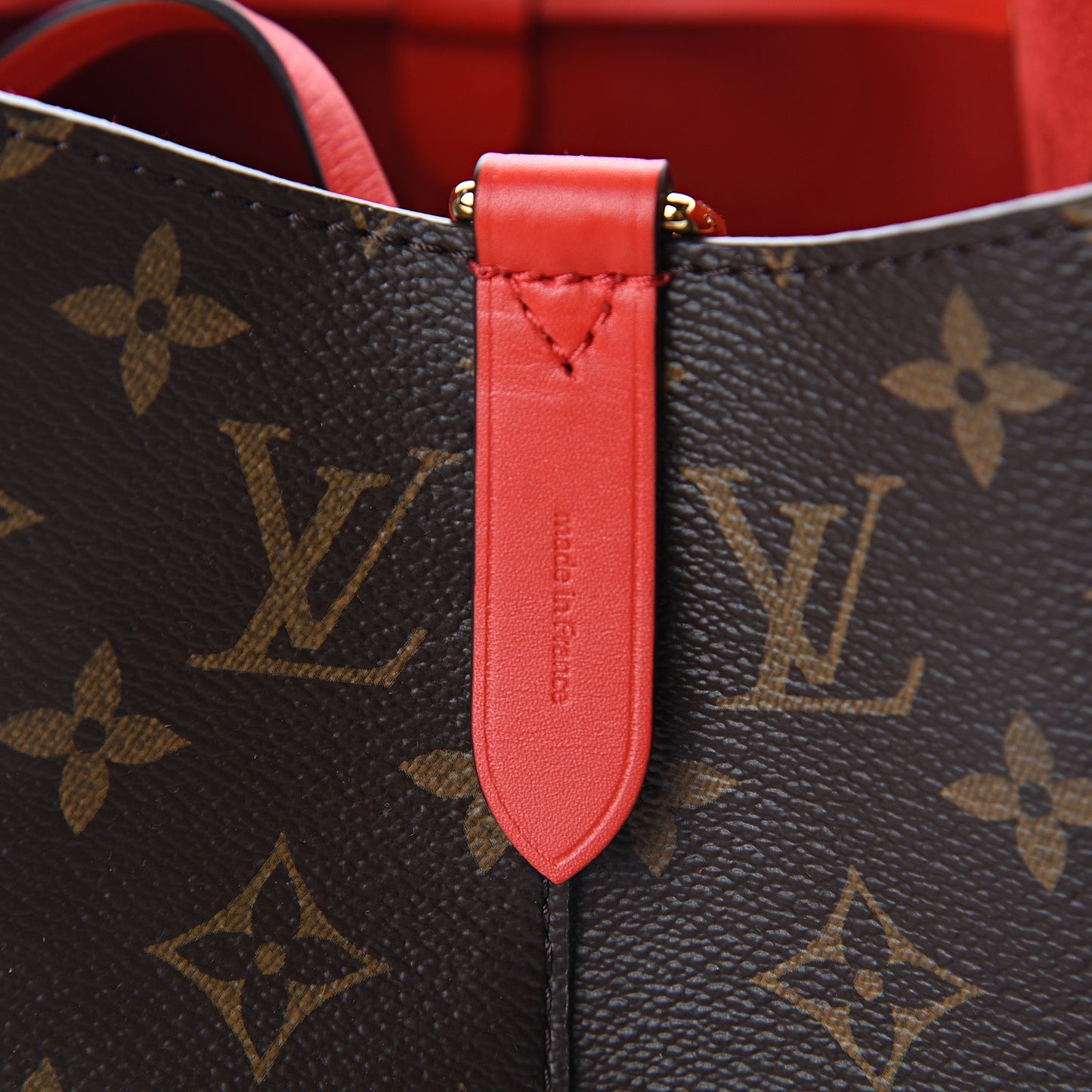 Monogram Braided Neonoe Coquelicot