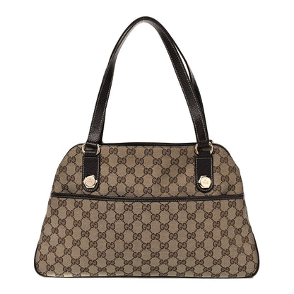 Gucci Monogram Medium Charmy Shoulder Bag Brown 1 of 16