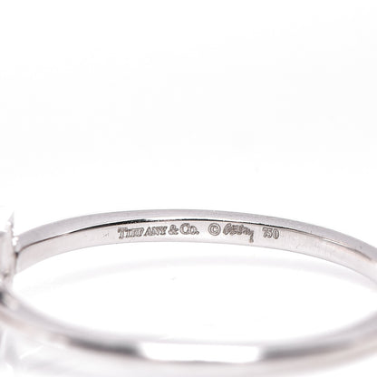 Tiffany 18K White Gold Diamond .17ct Frank Gehry Torque Ring 3 of 3