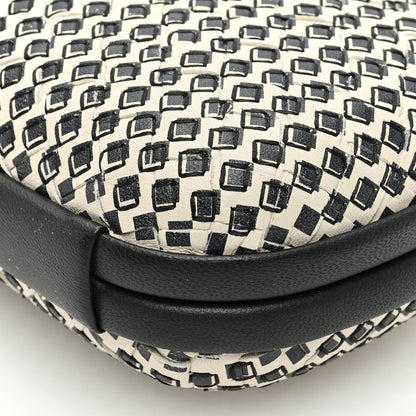 Bottega Veneta Nappa Printed Intrecciato Stretch Knot Clutch Black 8 of 8