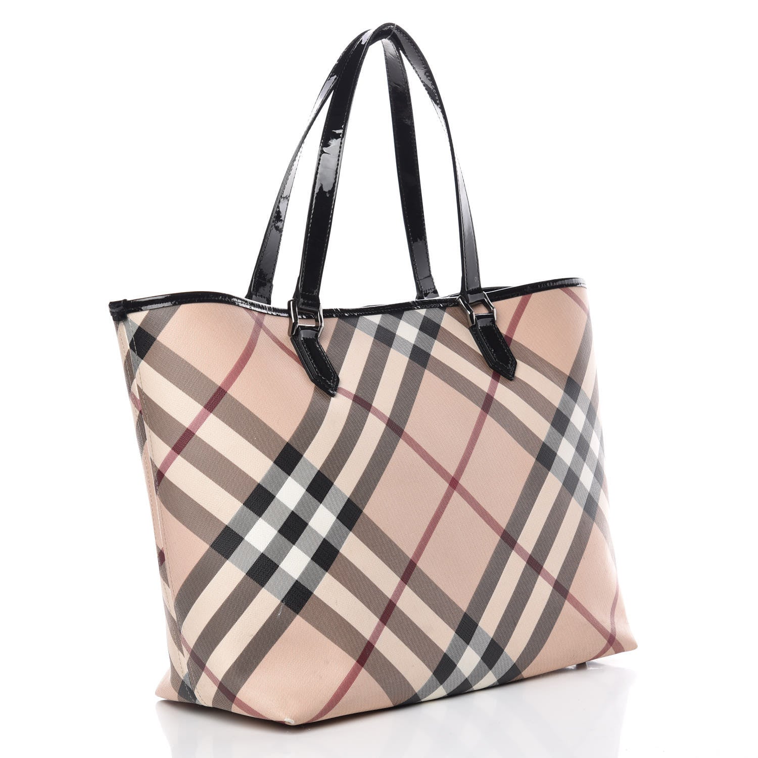 Burberry Nova Check Large Nickie Tote Black 3 of 19