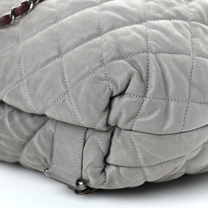 Chanel Iridescent Calfskin Quilted In The Mix Backpack Grey 9 of 10
