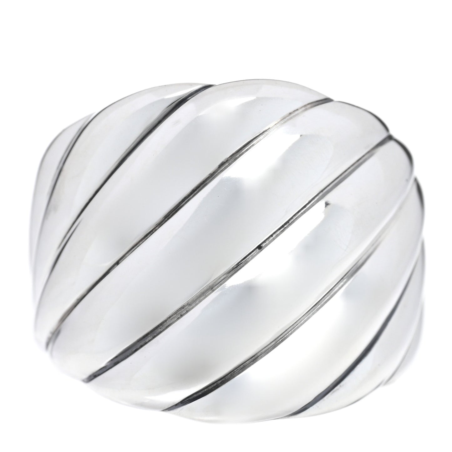 Sterling Silver Sculpted Cable Ring 59 8.75