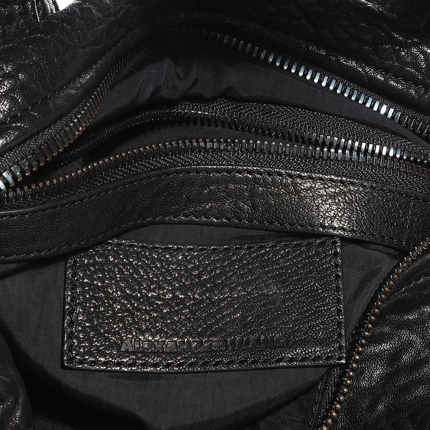 Alexander Wang Pebbled Lambskin Rocco Black Matte Black Hardware 5 of 7