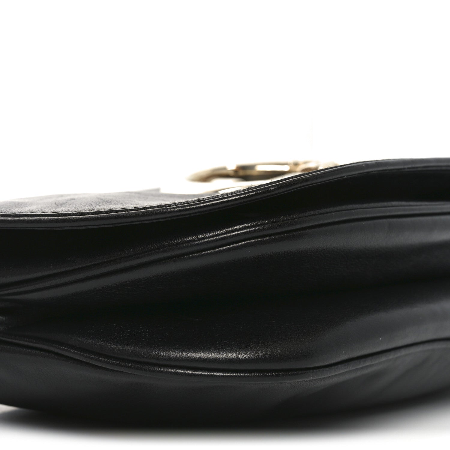 Gucci Calfskin Small Britt Shoulder Bag Black 9 of 10