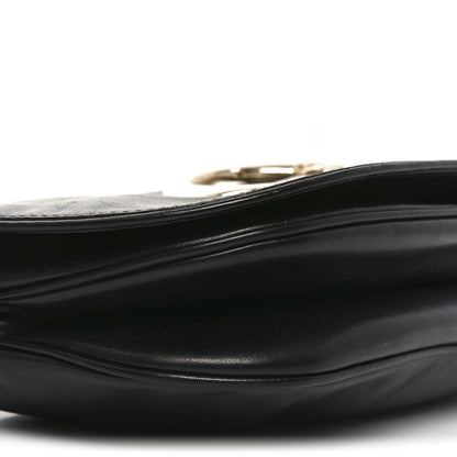 Gucci Calfskin Small Britt Shoulder Bag Black 9 of 10