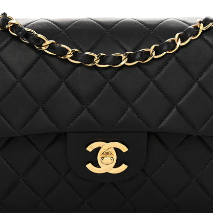 Chanel Lambskin Quilted Small Double Flap Black 8 of 10