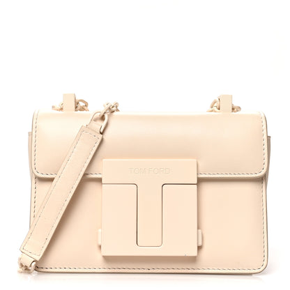 Tom Ford Calfskin Small T Clasp Chain Bag Vanilla 1 of 12