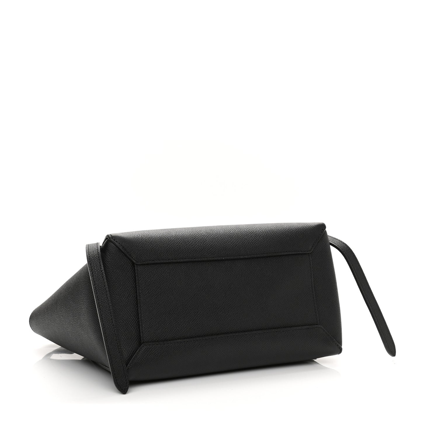 Grained Calfskin Micro Belt Bag Black