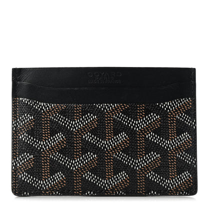 Goyard Goyardine Saint Sulpice Card Holder Black 1 of 6