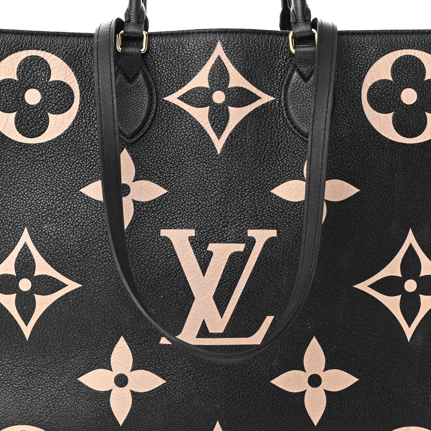 Louis Vuitton Empreinte Monogram Giant Onthego GM Black Beige 7 of 14