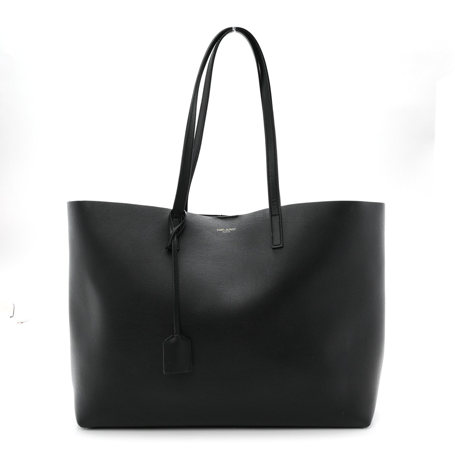 Calfskin Large Shopping Tote Black