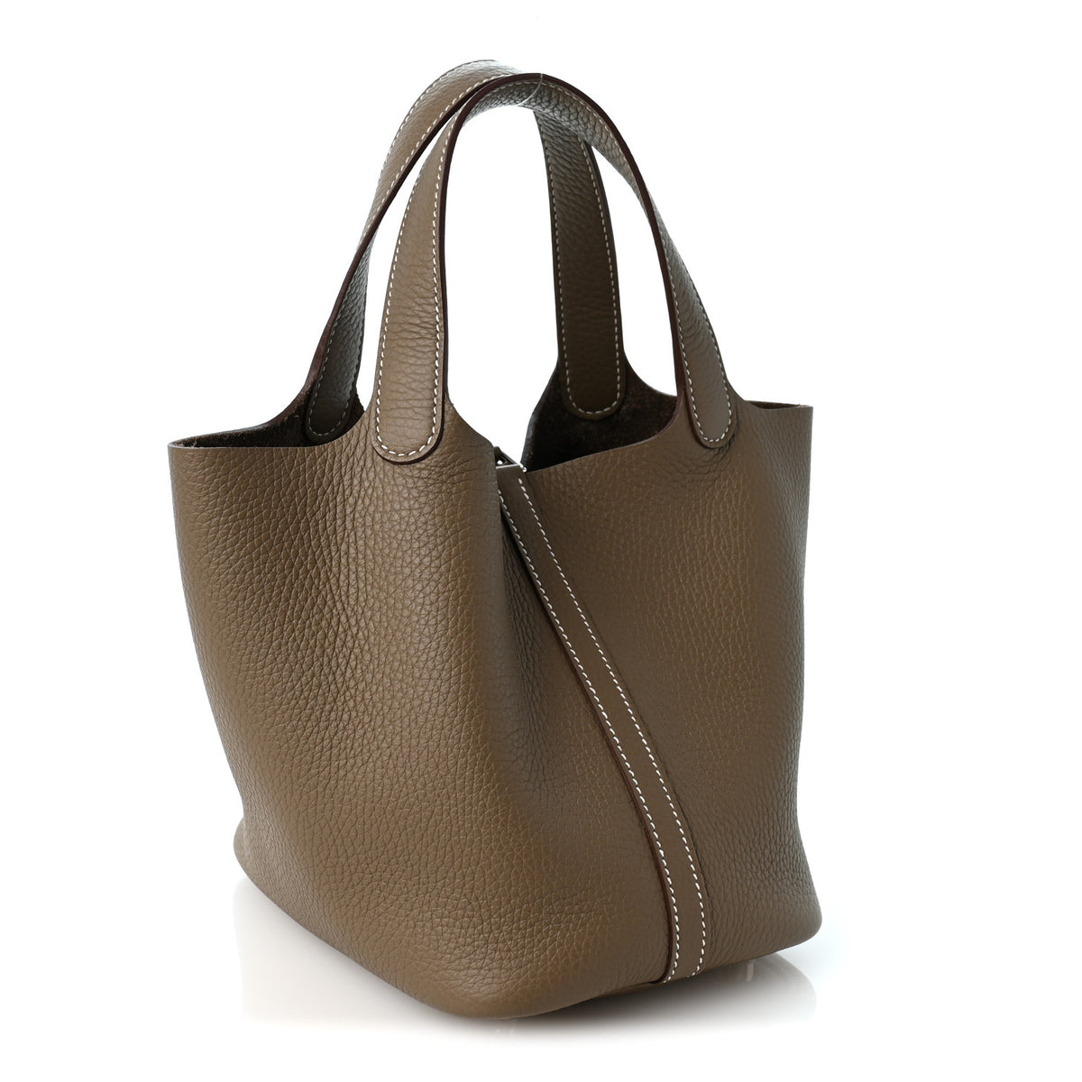 Hermes Taurillon Clemence Picotin Lock 18 PM Etoupe 3 of 10