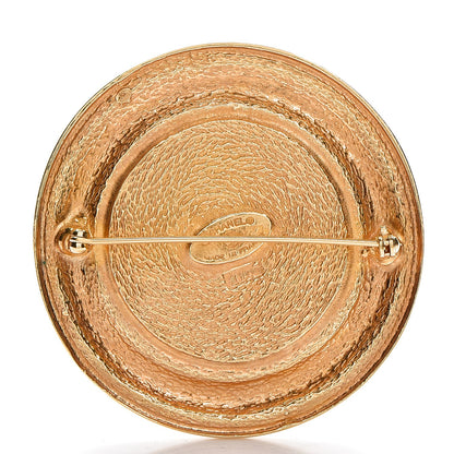 Chanel Medallion CC Brooch Gold 3 of 5